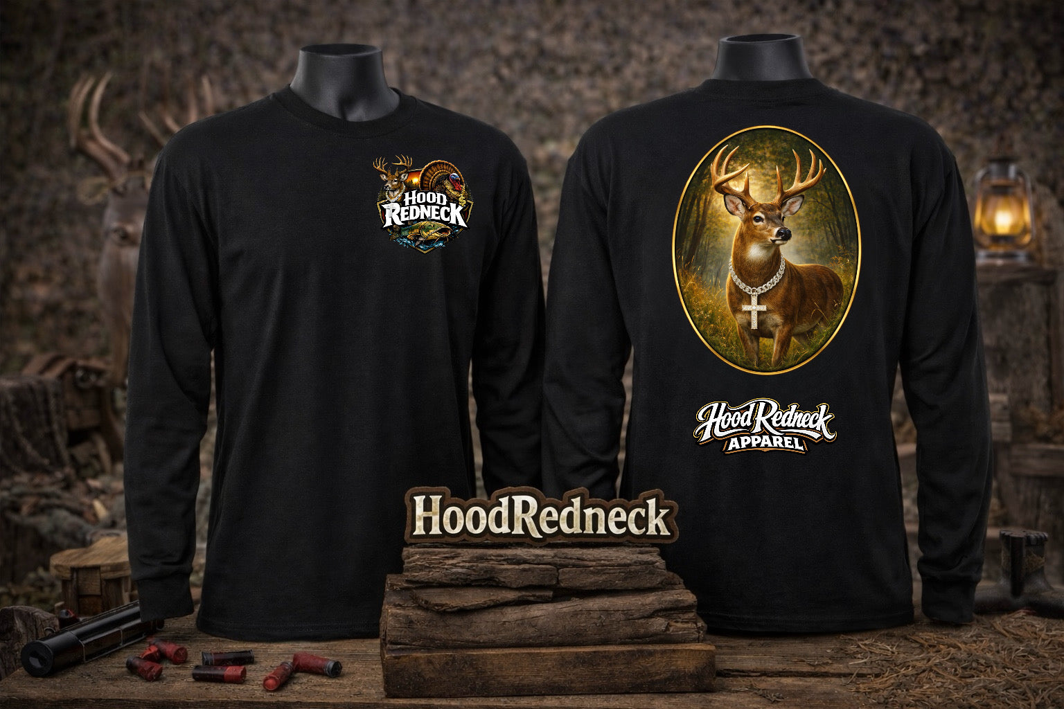 Black "Buckin' & Thuggin"